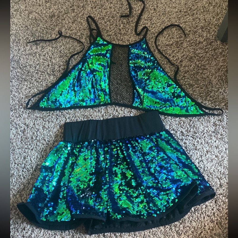 Sequin rave set